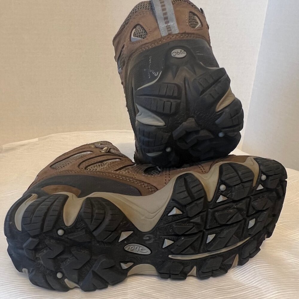 Oboz Sawtooth II Womens' Brown Mid B-Dry Waterproof Hiking Boots - Picture 8 of 14